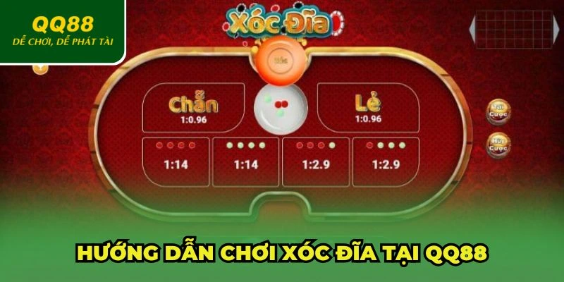 Hướng dẫn chơi xóc đĩa online tại QQ88